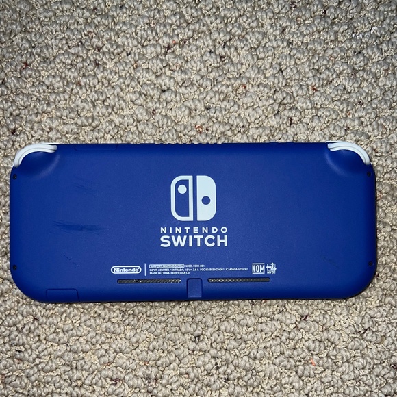 Nintendo switch lite - blue w/ case